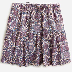 J.Crew tiered linen skirt